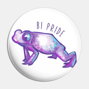 Pastel Bi Pride Frog Pin