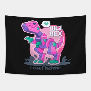 Love Machine T-Rex - Dinosaur Tapestry