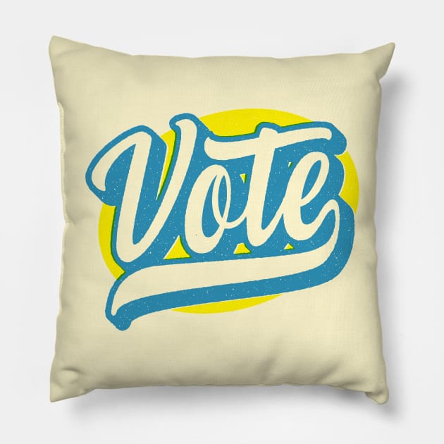 Vote Pillow by tommartinart