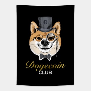 Funny Dogecoin Club Doge HODL Dogecoin Tapestry