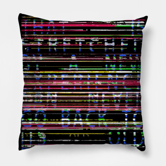 Distortion Pillow by bulografik