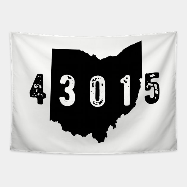 43015 Zip Code Delaware Columbus OHIO Tapestry by OHYes