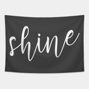 Shine (White) Tapestry