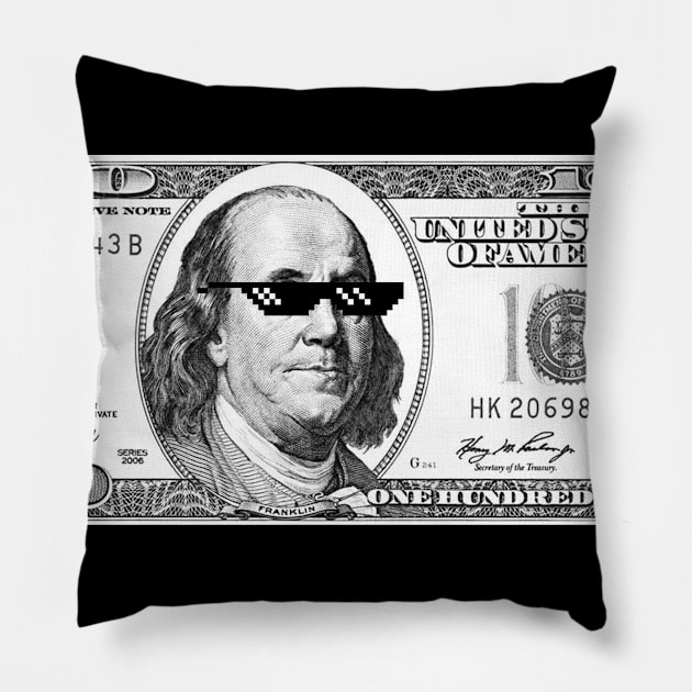 Deal with it Pillow by GreenGuyTeesStore