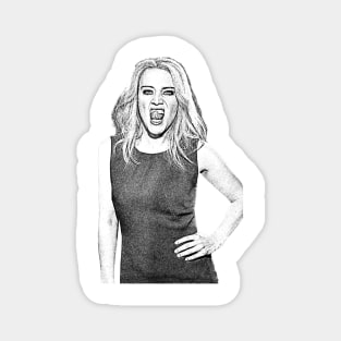 Kate Mckinnon ¥¥ 80's Retro Classic Fan Artwork Magnet