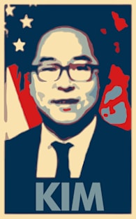 Andy Kim Political Parody Magnet