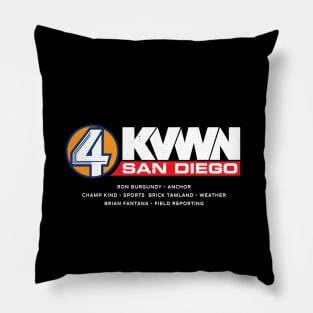 Channel 4 KVWN San Diego - vintage logo Pillow