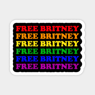 FreeBritney Free Britney  Pride Month LGBTQ Magnet