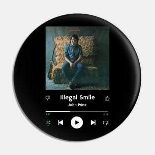 Stereo Music Player - Illegal Smile Pin