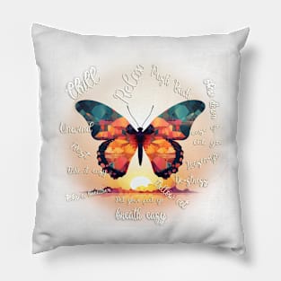 Artistic Flutterflies Pillow