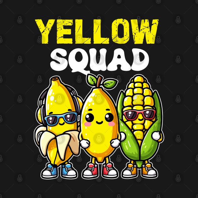 Yellow Squad Banana Lemon And Corn by hippohost