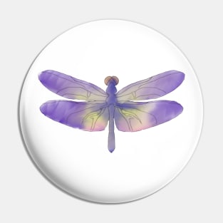 Dragonfly Watercolor Pin
