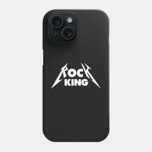 Metallica 'Rock King' Design in White Phone Case