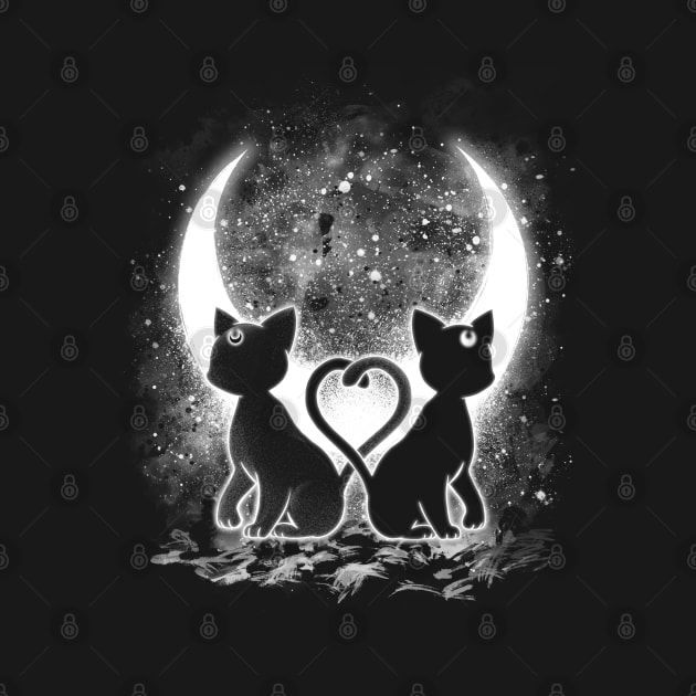 Moon Cats by alemaglia