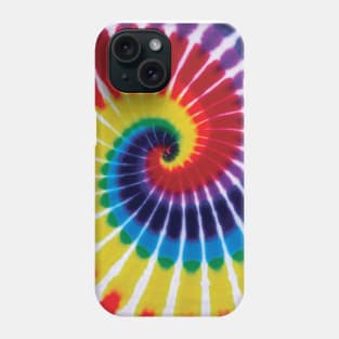 Spiral Rainbow Tie Dye Phone Case