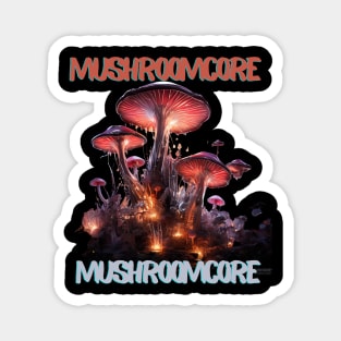 Mushroomcore Madness Magnet