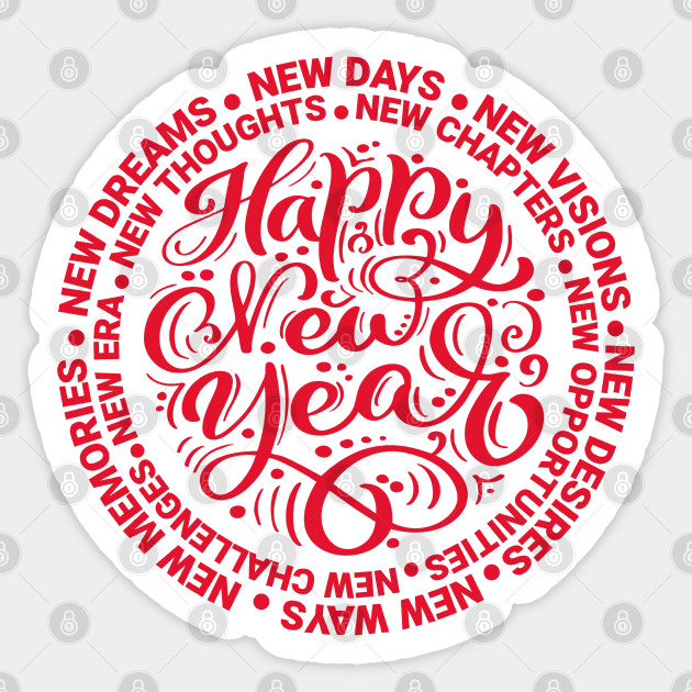 Happy New Year - Happy New Year - Sticker