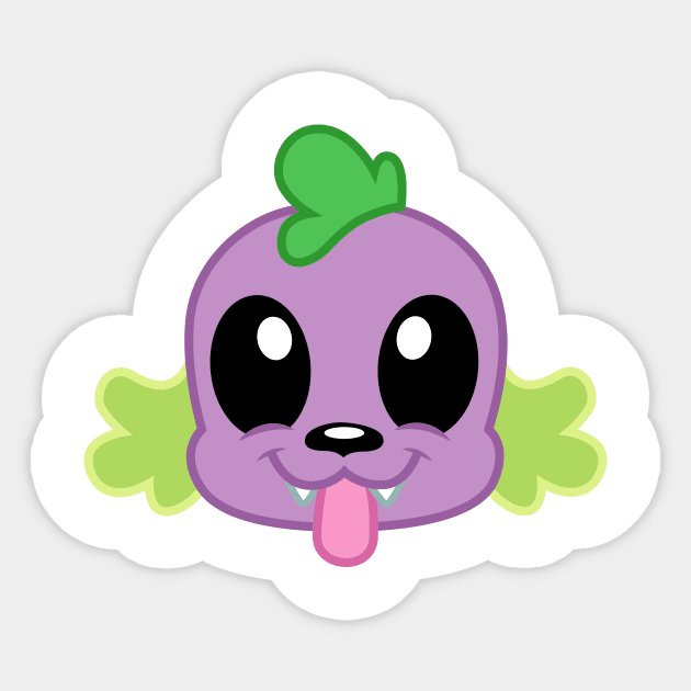 Spike the dog emoji - Equestria Girls - Sticker