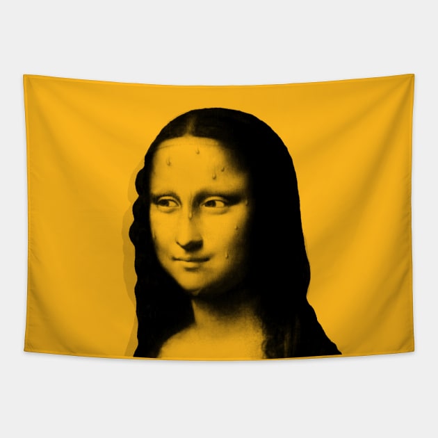 Monya Mona Lisa Sweating Tapestry by Dexter54