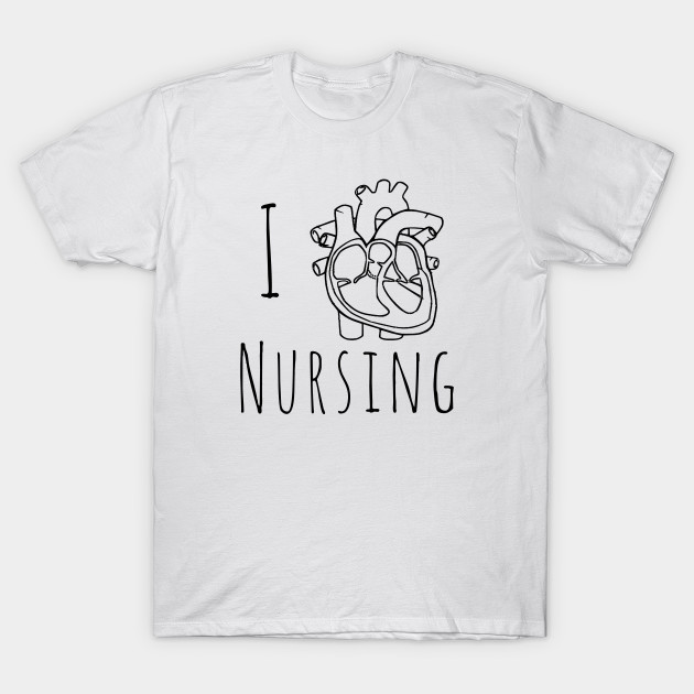 I Love Nursing Cute Design Gift Ideas For Nurse Gift For Nurse T Shirt Teepublic