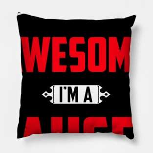 Of Course I'm Awesome, I'm A Hauser,Middle Name, Birthday, Family Name, Surname Pillow