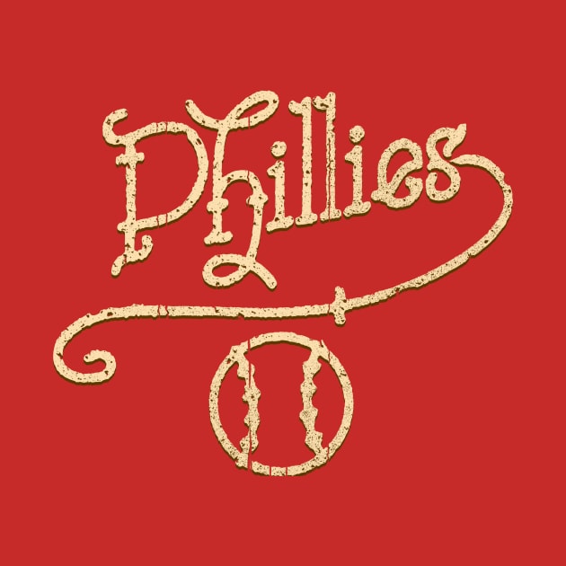 Vintage Phillies Tattoo by Throwzack