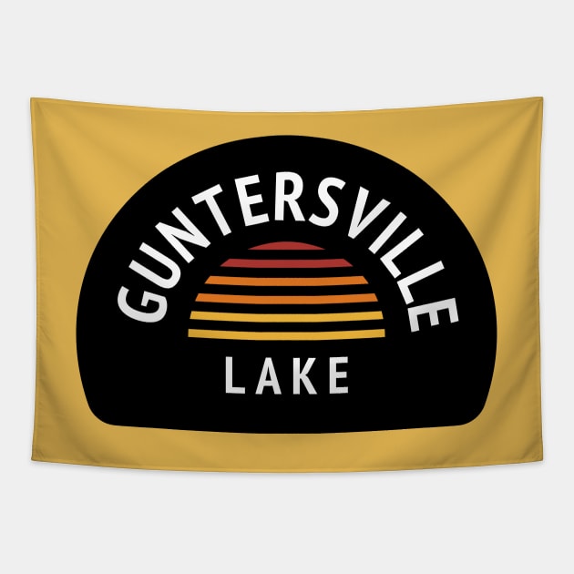 Lake Guntersville Retro Tapestry by Alabama Lake Life