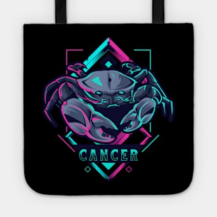 Zodiac CANCER NEON Series Tote