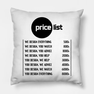 The life of a designer Pillow