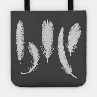 Cute bird feathers Tote