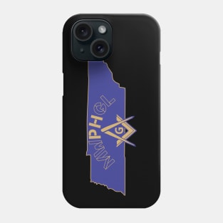 MWPHGLTN - Blue & Gold Phone Case