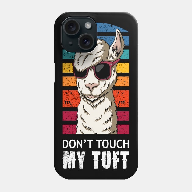 Llama No Touchy my Tuft Phone Case by Pannolinno