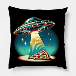 Funny Pizza Ufo, Pizza Lover Pillow