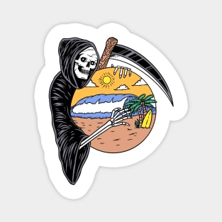 Grim Summer Vibes Magnet