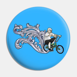 ride around town on my low rider bicycle Pin