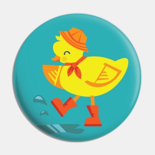 Splashy Duckling Pin