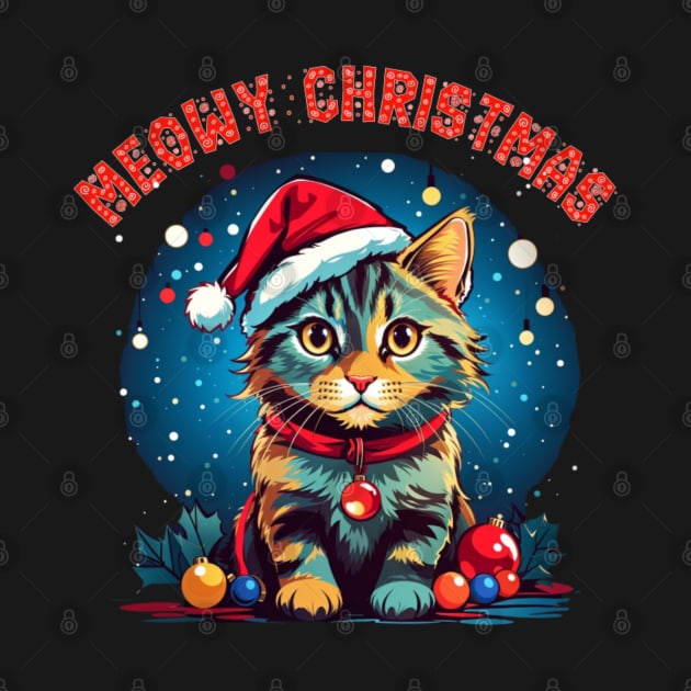 meowy catmas christmas cat by sukhendu.12