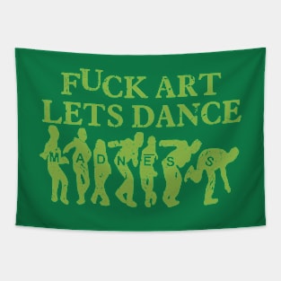 Madness - Lets Dance 80s Vintage Retro Collector Green Tapestry