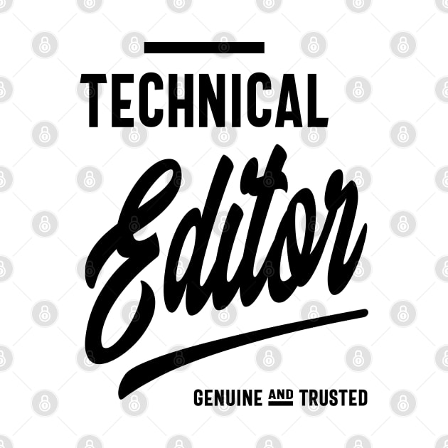 Technical Editor Gift Funny Job Title Profession Birthday Idea by cidolopez
