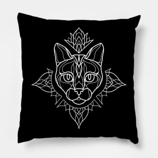 Linework cat design Pillow