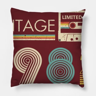 Vintage 1982 Limited Edition Cassette Pillow