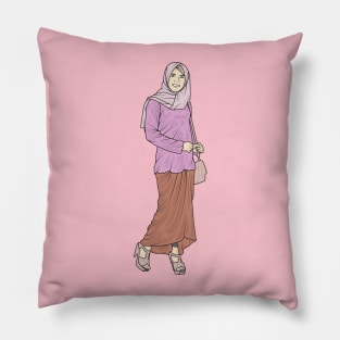 Cultural Pink Pillow