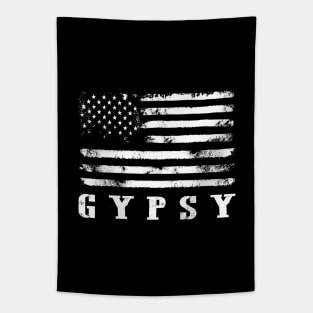 Distressed American Flag Gypsy Legend Tapestry