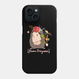 Igel Kleine Prinzessin Blumen Süß Phone Case