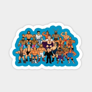 The wrestling Family Magnet