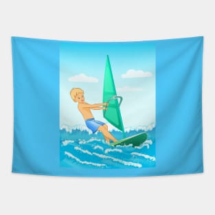 Surfer Boy Tapestry