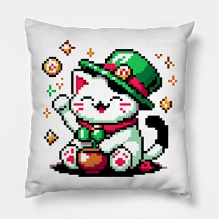 ST Patricks Cat Pillow