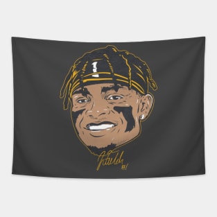 Justin Fields Pittsburgh Swag Head Tapestry