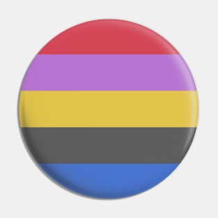 Androgyne Flag Pin