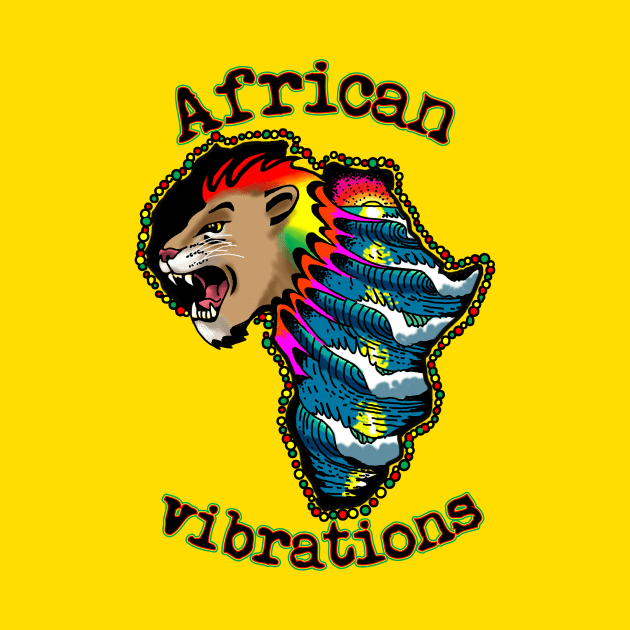 African jah Vibrations by StephenBibbArt